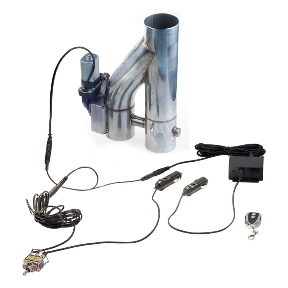 Exhaust Dump Valve With Wireless Remote - Uniwersalny, wysokiej jakości elektryczny zawór wydechowy
