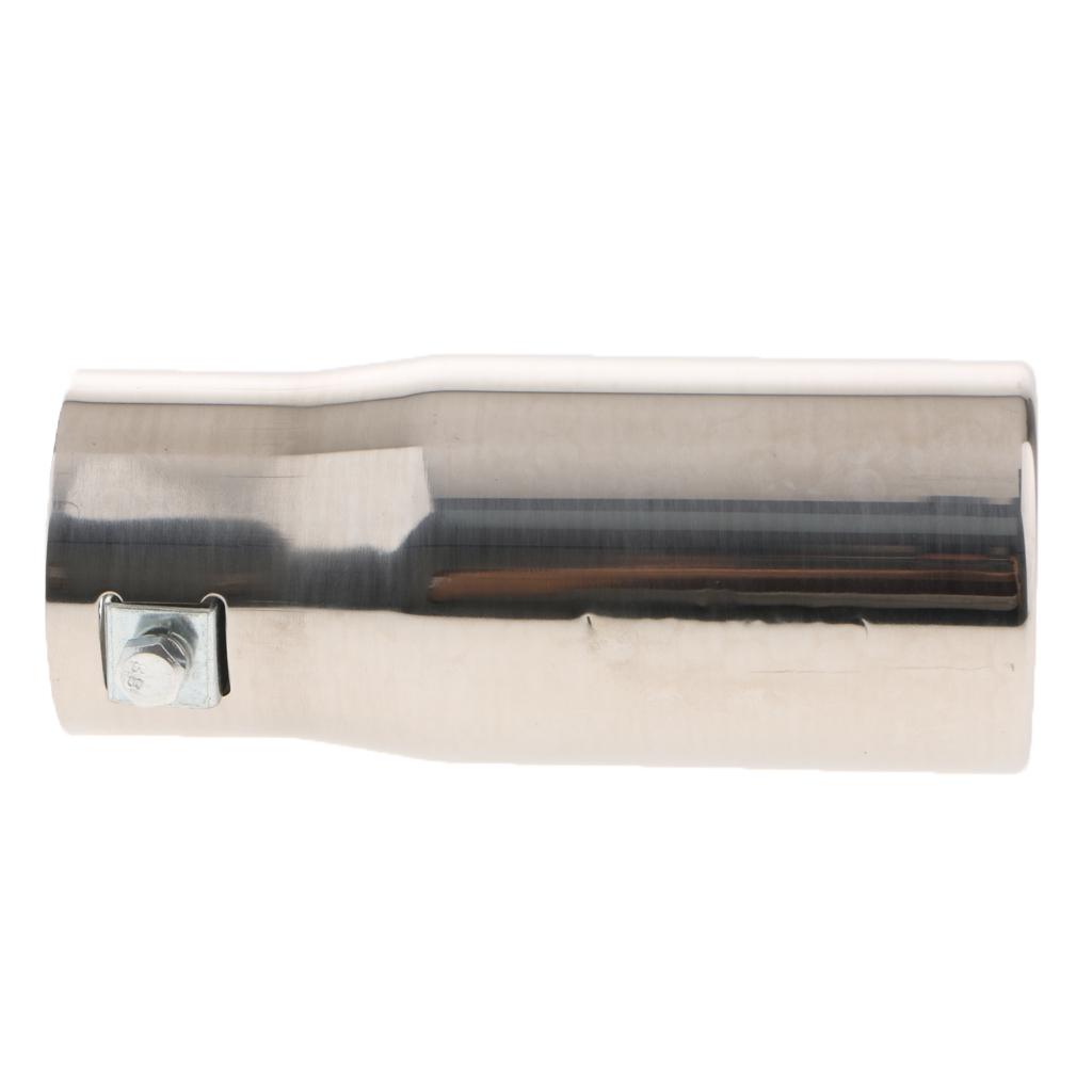 Exhaust Muffler Stainless Steel Universal - 1 SZT. 30-50mm Wlotowa Stalowa Końcówka