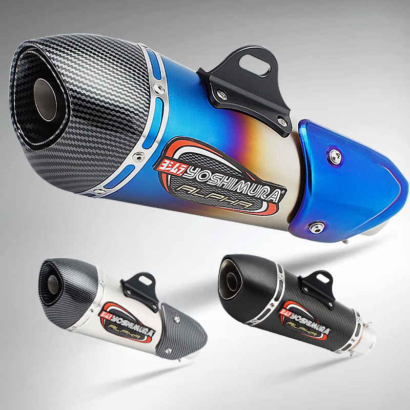 Exhaust Muffler Stainless Steel Universal - Uniwersalna rura wydechowa motocyklowa 51MM, tłumik