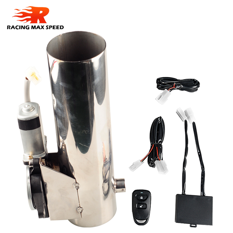 Electric Exhaust Cutout Valve Kit 2.5 3.0 - 2 2,25 2,5 3 cale 3,0