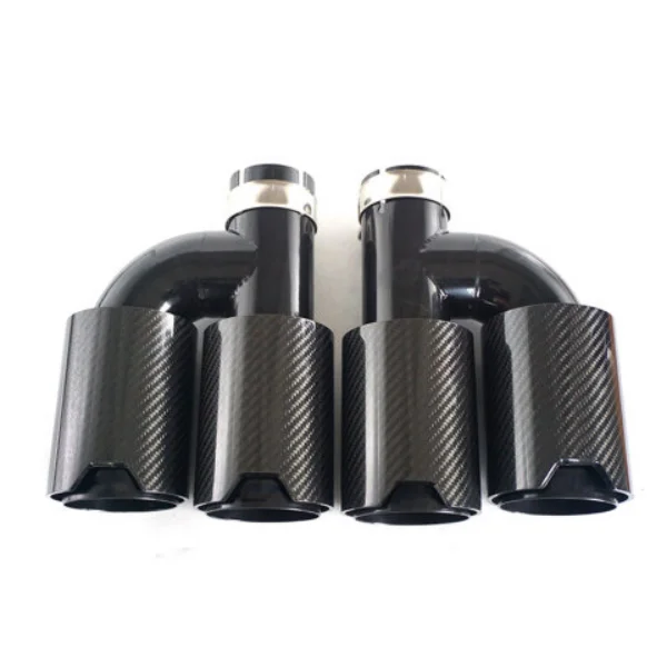 Końcówka wydechu z włókna węgl – Exhaust Tips Dual Outlet Carbon Fiber 63Mm recenzja i cena