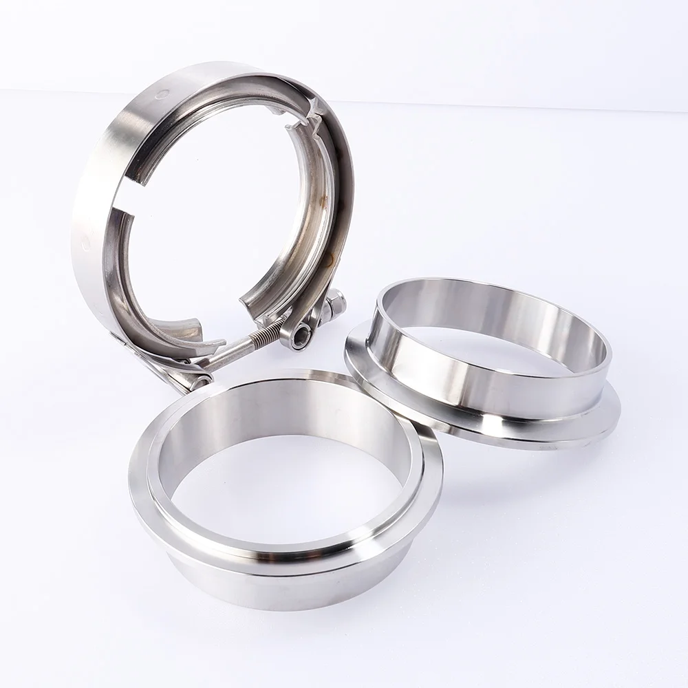 Uniwersalny zestaw zacisków V- – Exhaust V Band Clamp Flange Kit Stainless recenzja i cena