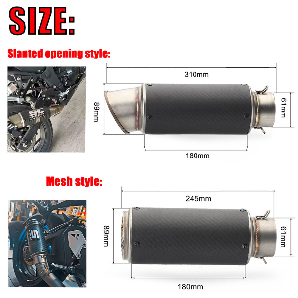 Uniwersalna rura wydechowa mot – Exhaust Muffler Stainless Steel Universal recenzja i cena