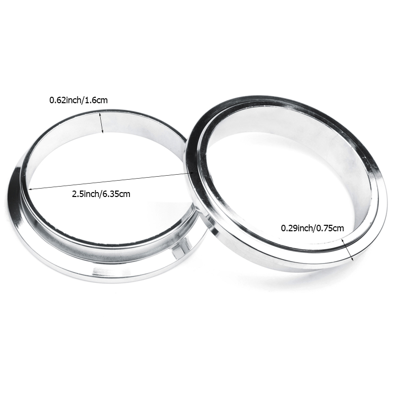 1 zestaw 2,5 cala 63,5 mm męsk – Exhaust V Band Clamp Flange Kit Stainless recenzja i cena