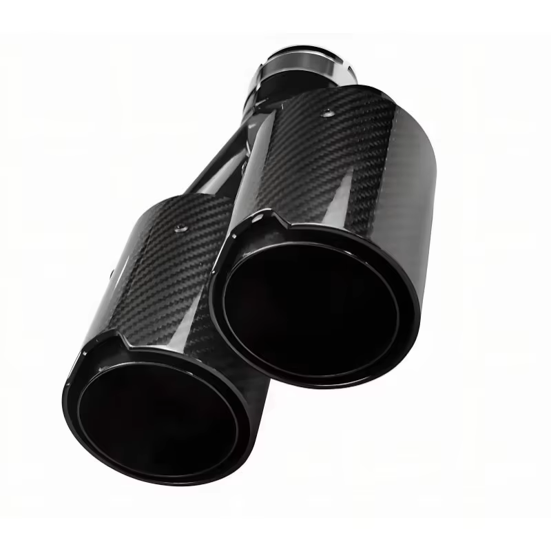 2 sztuki, podwójne wyloty, koń – Exhaust Tips Dual Outlet Carbon Fiber 63Mm recenzja i cena