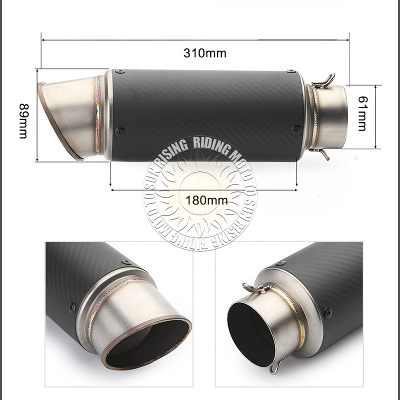 Uniwersalna rura wydechowa SC  – Exhaust Muffler Stainless Steel Universal recenzja i cena
