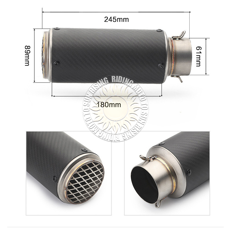 Uniwersalna rura wydechowa SC  – Exhaust Muffler Stainless Steel Universal recenzja i cena