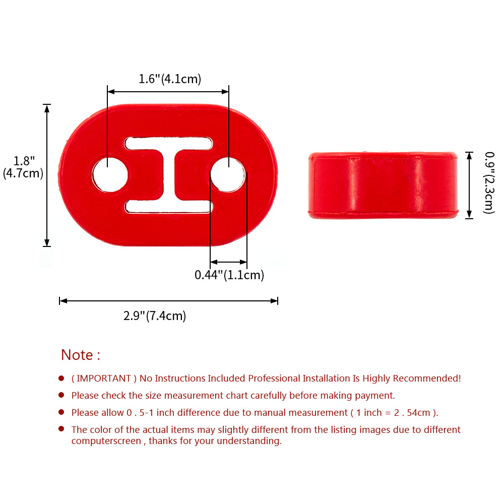 Uniwersalny wspornik tłumika s – Exhaust Hanger Rubber Insulator Heavy Duty recenzja i cena