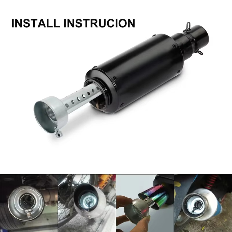 Uniwersalny motocyklowy tłumik – Exhaust Muffler Stainless Steel Universal recenzja i cena