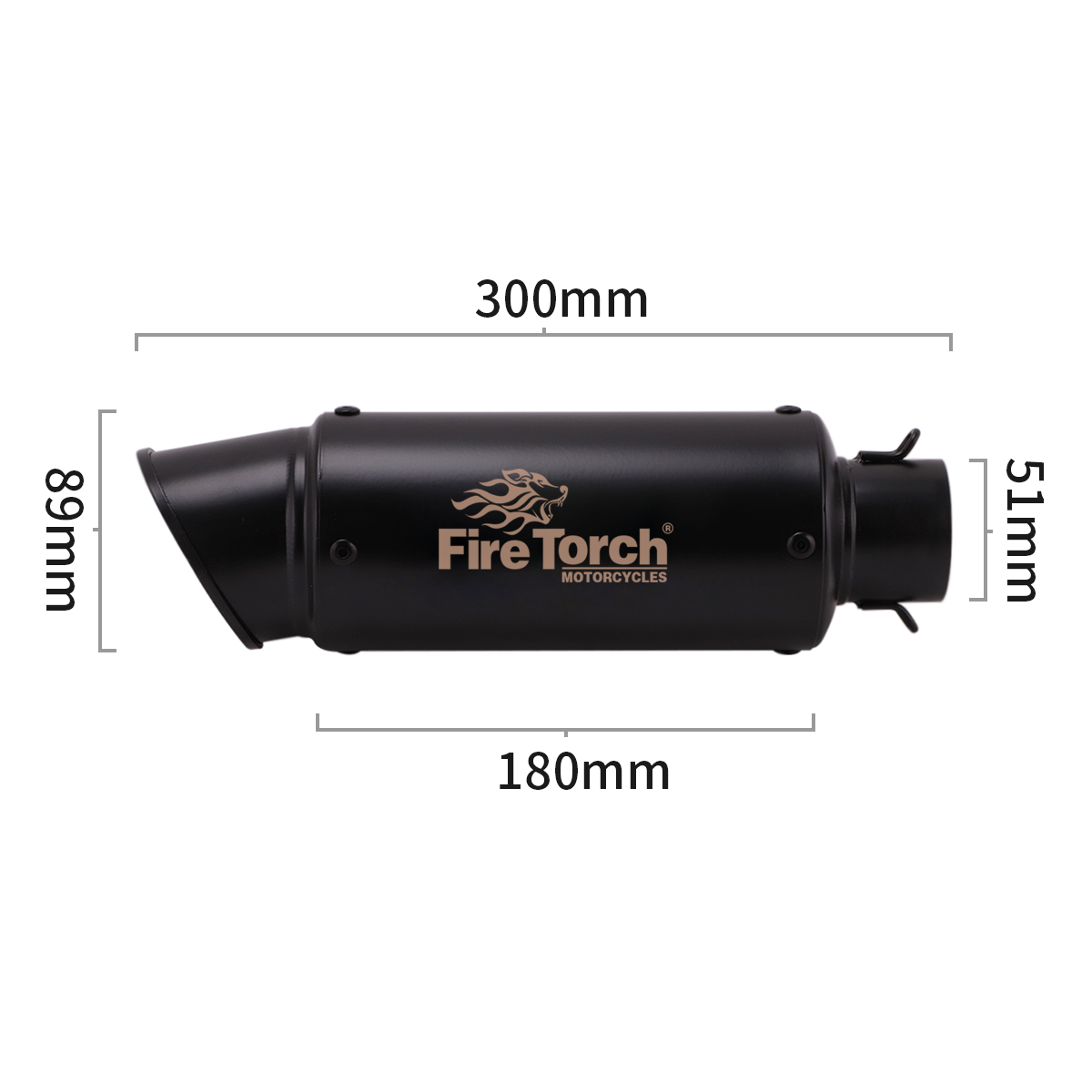 Uniwersalny tłumik motocyklowy – Exhaust Muffler Stainless Steel Universal recenzja i cena