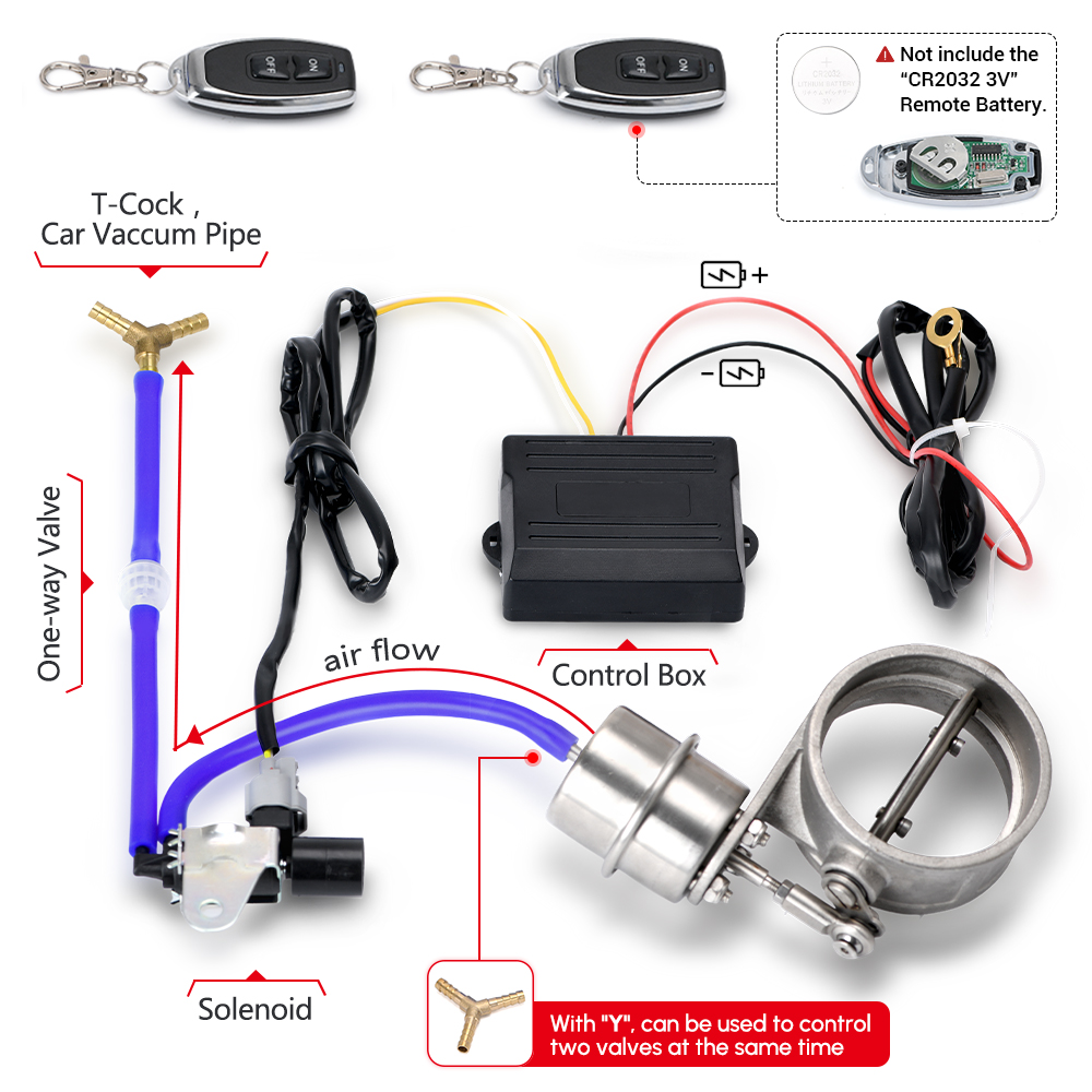 Końcówka ze stali nierdzewnej  – Exhaust Dump Valve With Wireless Remote recenzja i cena