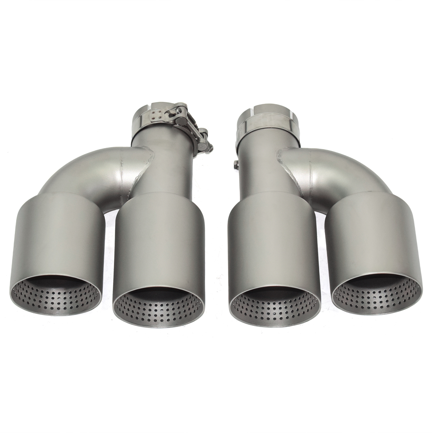 Uniwersalne matowe srebrne koń – Exhaust Muffler Stainless Steel Universal recenzja i cena