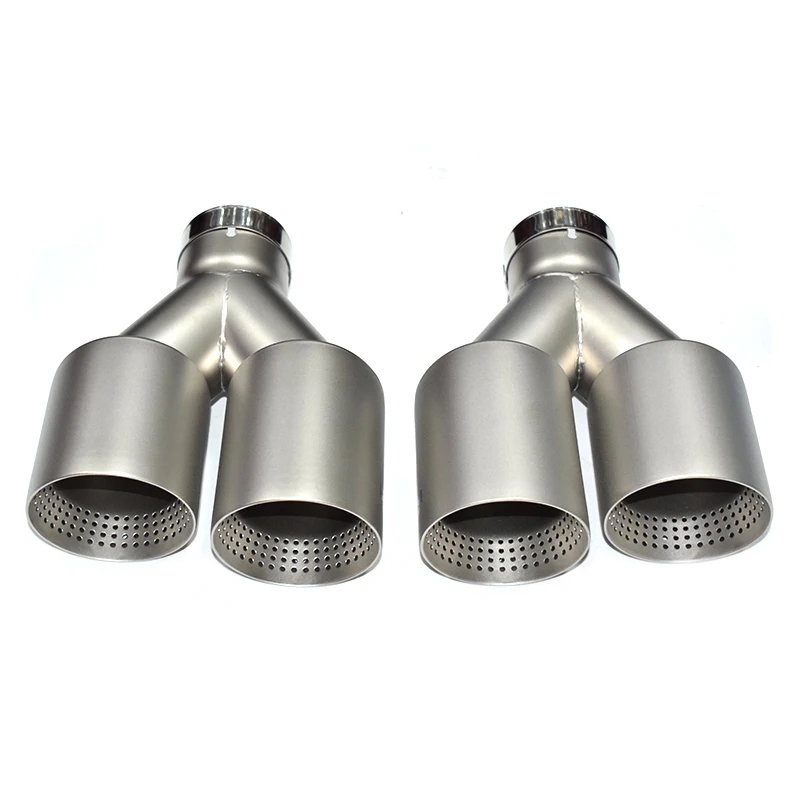 Uniwersalne matowe srebrne koń – Exhaust Muffler Stainless Steel Universal recenzja i cena