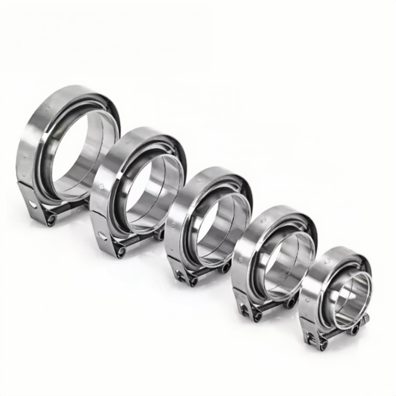 Zestawy uniwersalnych zacisków – Exhaust V Band Clamp Flange Kit Stainless recenzja i cena