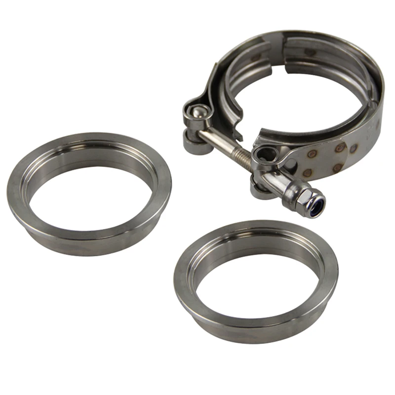 Zestaw rury spustowej turbo 57 – Exhaust V Band Clamp Flange Kit Stainless recenzja i cena