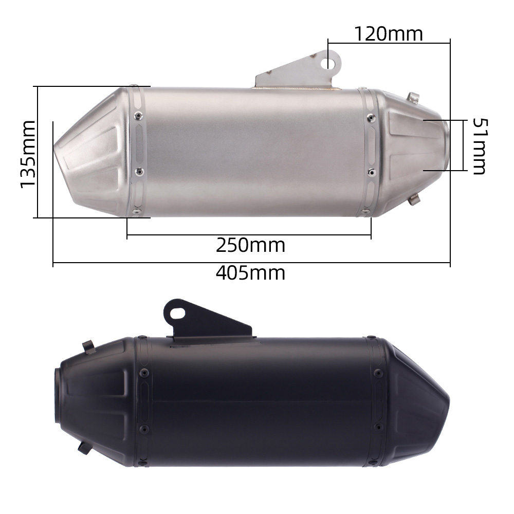 Tłumik do rury wydechowy motoc – Exhaust Muffler Stainless Steel Universal recenzja i cena