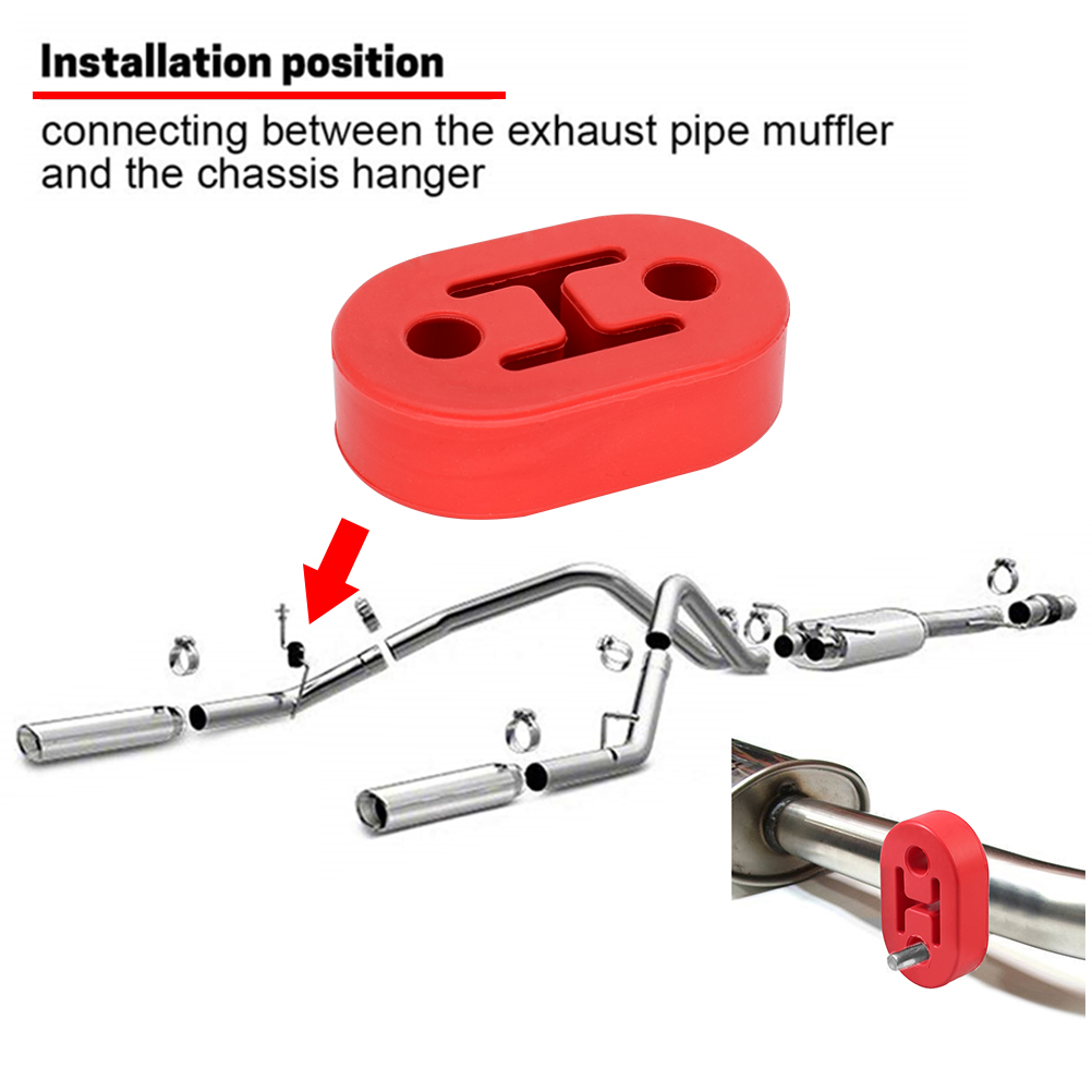 2X Wytrzymały gumowy tłumik wy – Exhaust Hanger Rubber Insulator Heavy Duty recenzja i cena