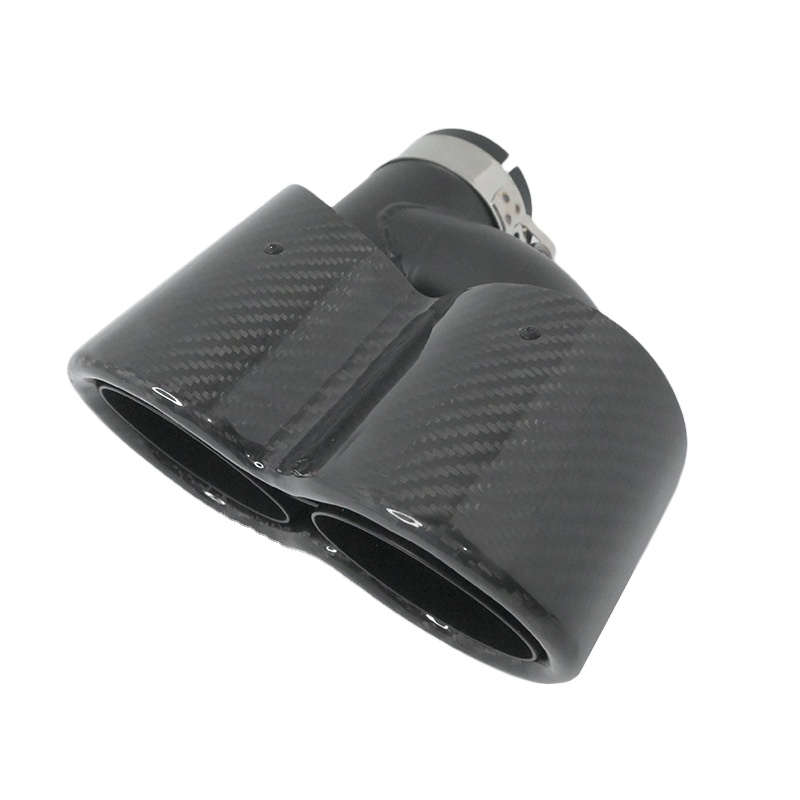 Podwójne końcówki wydechu typu – Exhaust Tips Dual Outlet Carbon Fiber 63Mm recenzja i cena