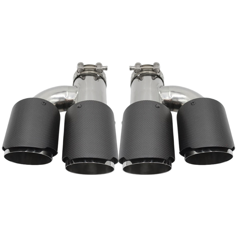 Podwójne końcówki wydechu typu – Exhaust Tips Dual Outlet Carbon Fiber 63Mm recenzja i cena