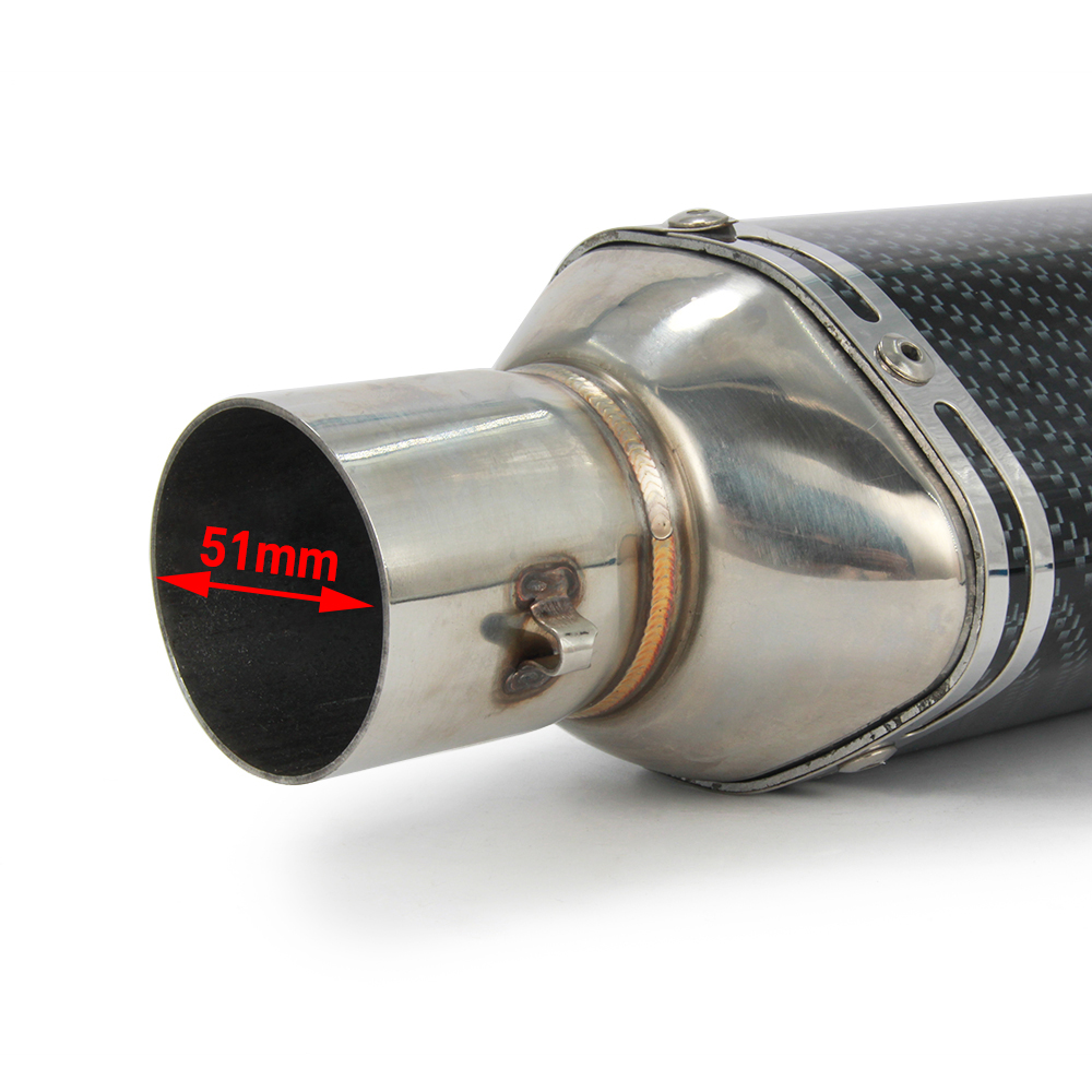 Uniwersalny tłumik wydechu 38- – Exhaust Muffler Stainless Steel Universal recenzja i cena