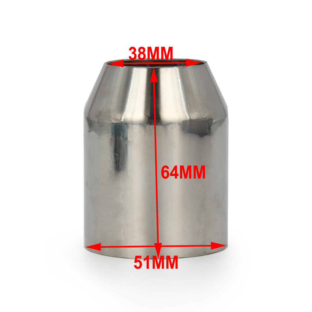 Uniwersalny tłumik wydechu 38- – Exhaust Muffler Stainless Steel Universal recenzja i cena