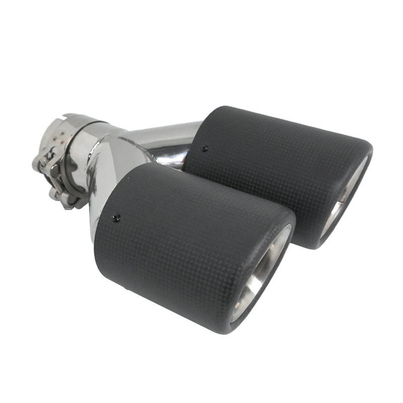 Samochodowy układ wydechowy ty – Exhaust Tips Dual Outlet Carbon Fiber 63Mm recenzja i cena
