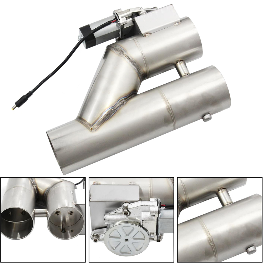 Uniwersalny elektryczny zawór  – Dual Exhaust Cutout Valve Y Pipe Stainless recenzja i cena
