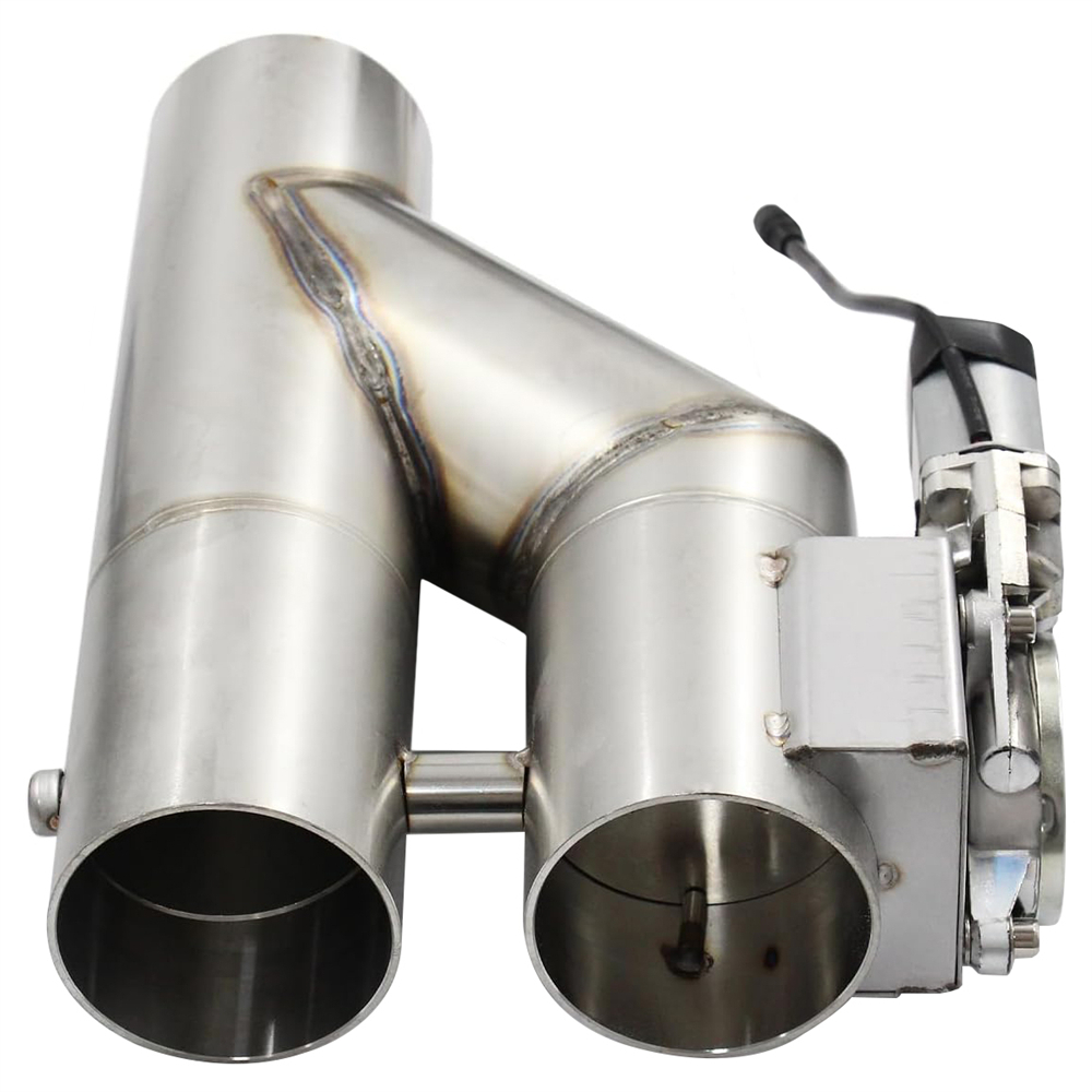 Uniwersalny elektryczny zawór  – Dual Exhaust Cutout Valve Y Pipe Stainless recenzja i cena