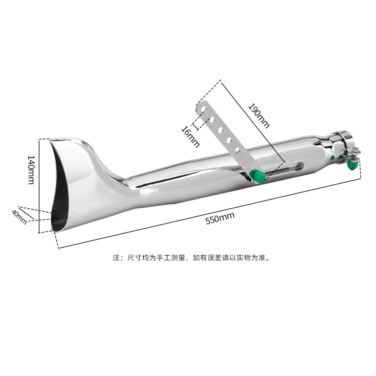 Uniwersalna motocyklowa rura w – Exhaust Muffler Stainless Steel Universal recenzja i cena