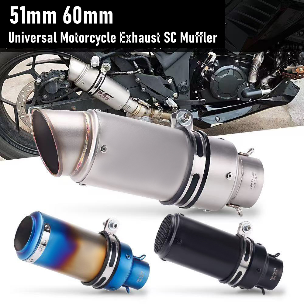 Uniwersalny tłumik motocyklowy – Exhaust Muffler Stainless Steel Universal recenzja i cena