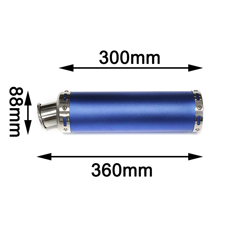 Tłumik 2-suwowy 88X300mm Dziew – Exhaust Muffler Stainless Steel Universal recenzja i cena