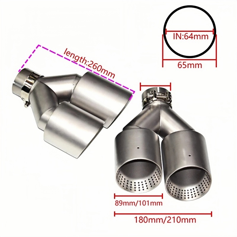 Uniwersalne końcówki wydechu z – Exhaust Muffler Stainless Steel Universal recenzja i cena