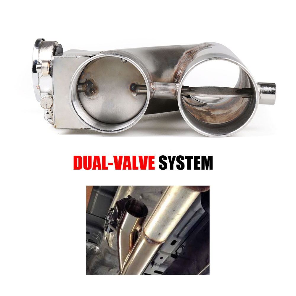 Kolektory ze stali nierdzewnej – Dual Exhaust Cutout Valve Y Pipe Stainless recenzja i cena